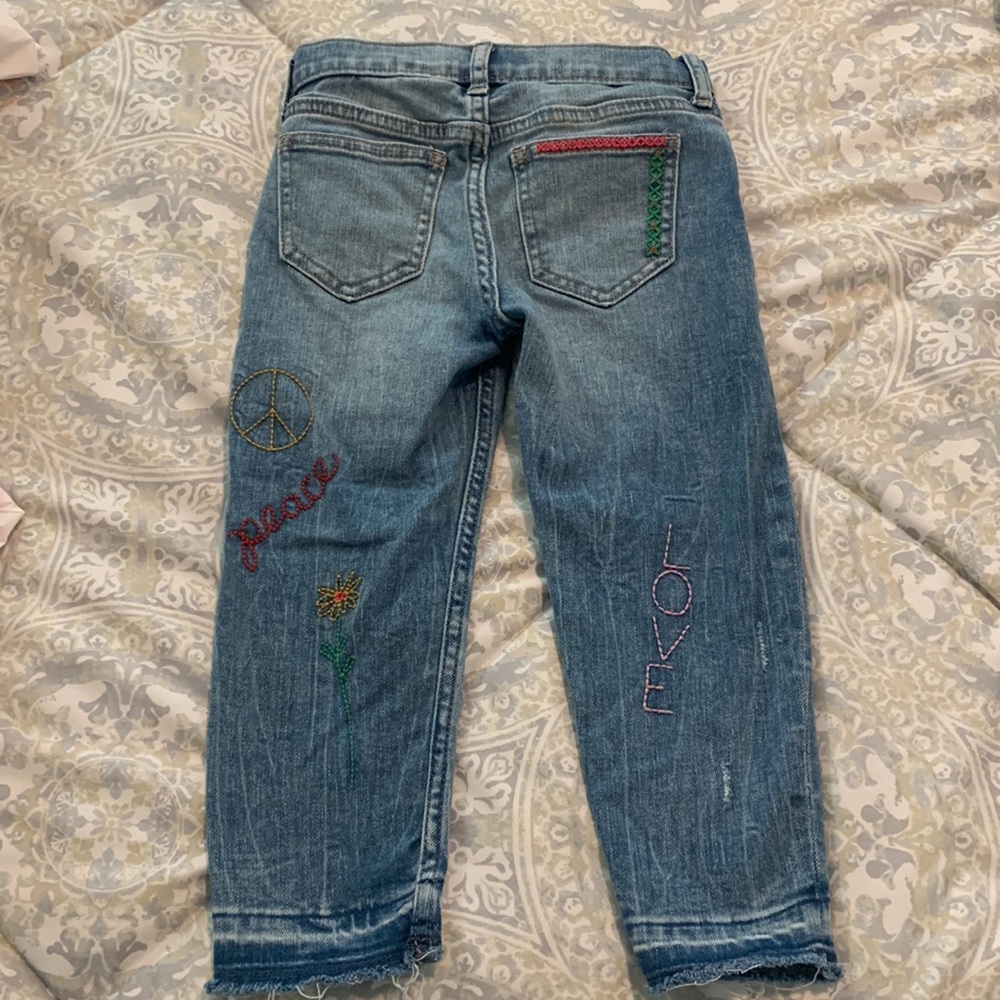 GAP Kids denim crop size 5 - Picture 2 of 3